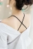 Đồ lót dây đeo vai mùa hè sexy chữ thập trượt kẹo điều chỉnh màu halter Hàn Quốc vẻ đẹp trở lại điều chỉnh dây đeo áo ngực