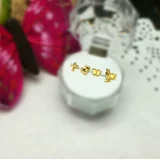 Золотые серьги, 24 карат