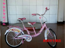 Двухместный / трехместный велосипед О 22-дюймовый