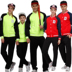 Vài đồng phục bóng chày mùa thu và mùa đông dài tay trẻ em cardigan thể thao phù hợp với triều thư áo len giản dị cha mẹ và con mặc quần áo thể thao nữ mùa đông Thể thao sau