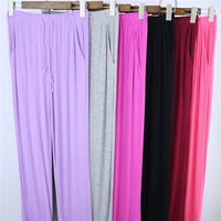 Nữ cotton phương thức ngủ quần nhà quần mỏng giản dị lỏng thoải mái stretch kích thước lớn thể thao quần yoga quần đôi nam nữ