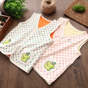 Trẻ em vest cotton 2018 mùa xuân và mùa thu mới đôi trai và cô gái mỏng vest bé vest 1-7