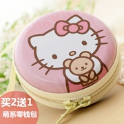 Hàn quốc dễ thương món quà sáng tạo dây kéo coin coin purse phim hoạt hình tai nghe hộp lưu trữ nữ sinh viên túi nhỏ