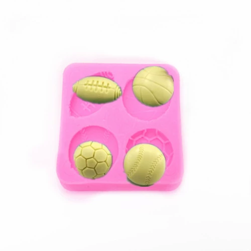 Футбольный баскетбольный фондан, силиконовая акриловая форма