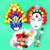 Peking Opera mặt nạ mặt nạ trẻ em của handmade vật liệu gói diy sáng tạo mẫu giáo dán trẻ em của kỳ nghỉ handmade xe đồ chơi trẻ em Handmade / Creative DIY