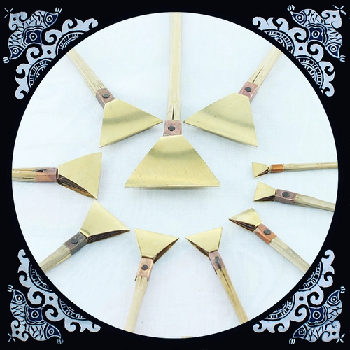 Guizhou Miao Ethnic Wax DIY Материалы для инструментов покраска воск для особых чистых медных восковых нож набор 1-10 номеров может быть взят в одиночку