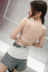 2017 mùa hè mới lại chữ thập backless sexy dây đeo v-cổ dây đeo vai vest điều chỉnh với pad ngực ao kieu dep Áo ba lỗ