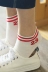 Rex rabbit ladies socks mùa hè phần mỏng vớ cotton hai thanh vớ phụ nữ vớ vớ thể thao thấp để giúp nông miệng vớ thuyền