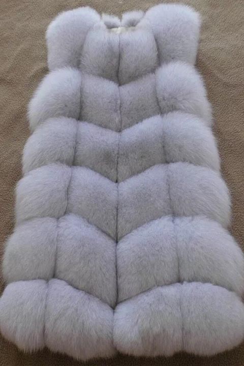 Imitation fur vest and long sections stitching 2015 fall and winter fox fur coat fur vest vest Korean Slim female