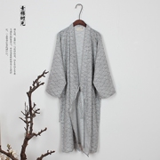 Nhật bản phong cách kimono áo choàng tắm bông đôi gạc đồ ngủ nhà dịch vụ áo ngủ Nhật Bản