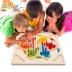 Đa chức năng lớn cờ bay cờ vua hai-trong-một đồ chơi bằng gỗ trẻ em của trí tuệ điện lớn cờ vua ban trò chơi