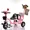 Xe ba bánh trẻ em đôi xe đẩy em bé đôi xe đạp em bé nhẹ xe đẩy em bé 1-3 tuổi - Xe đẩy / Đi bộ