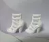 Trang phục chính hãng Em bé búp bê phụ kiện giày phẳng Giày búp bê trái tim Trung Quốc Yi búp bê giày phẳng