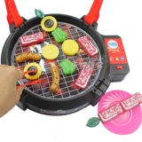 Семейная реалистичная электрическая игрушка для детского сада, кукла, кухня, кухонная утварь