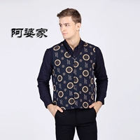 Apo người đàn ông mới của 100% lụa vest vest bông áo khoác bông áo khoác mùa đông ấm áp lót thẳng shop đồ nam đẹp