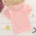 Áo thun trẻ em tay ngắn Cotton 2017 hè hè quần áo trẻ em nữ bé trai sơ mi nửa tay - Áo thun