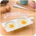 Lò vi sóng tròn 9,9 khay hấp đặc biệt yêu thích bữa ăn sáng hấp trứng bằng nhựa chịu nhiệt khuôn chế biến - Tự làm khuôn nướng Tự làm khuôn nướng