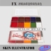 PPI Alcohol Oil Color Palette Makeup Hiệu ứng đặc biệt Vết thương giả Prosthetic Màu phim Trang điểm Halloween chính hãng - Bộ trang điểm son dưỡng ysl Bộ trang điểm