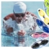 Kính bơi cho nam giới và phụ nữ không thấm nước và chống sương mù kính bơi trẻ em kính bơi để gửi nút tai mũi clip chống sương mù UV phao bơi Bơi lội
