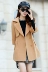 Áo khoác len nữ giữa mùa đông 2017 phong cách mới Hàn Quốc Áo nịt len ​​cashmere Nizi Quần áo nữ - Trung bình và dài Coat