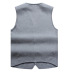 Trung và cũ tuổi của nam giới mùa xuân và mùa thu mỏng vest cha áo len vest vest len ​​vest đan cardigan kích thước lớn Dệt kim Vest