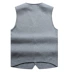 Trung và cũ tuổi của nam giới mùa xuân và mùa thu mỏng vest cha áo len vest vest len ​​vest đan cardigan kích thước lớn áo vest nam thời trang Dệt kim Vest