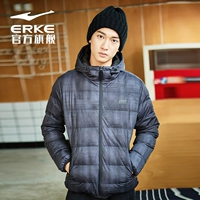 Hongxing Erke chính thức cotton nam 2019 xuân hè mới áo khoác thời trang áo gió ấm áp - Quần áo độn bông thể thao áo phao cổ lông nam