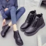 Martin boot nữ mùa thu 2017 mới mùa đông hoang dã Phiên bản Hàn Quốc của giày đế cao cổ dày retro giày đế cao gió Anh giày thể thao nữ nike