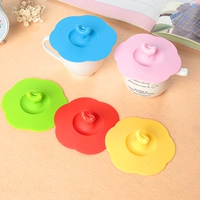 Watson muỗng chịu nhiệt chống rò rỉ silicone sữa cốc thực phẩm không độc hại con dấu cốc nắp silicone phổ loại lớn bình đựng nước uống đẹp