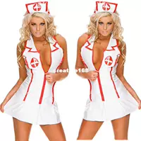 Hot sale sex costumes plus size women sexy nurse costume wit