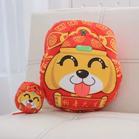 Dog Year Mascot Dog phổ biến Đệm ấm tay PP Cotton Taiji Không xác định Một vải sang trọng Đồ chơi thế giới đồ chơi trẻ em