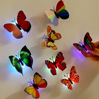 Разноцветное трехмерное креативное украшение с бабочкой, в 3d формате, подарок на день рождения