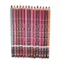 Lip liner 12 màu đậm cà phê nâu đen lông mày bút chì kẻ mắt môi bút chì màu đỏ - Bút chì môi / môi lót son bút