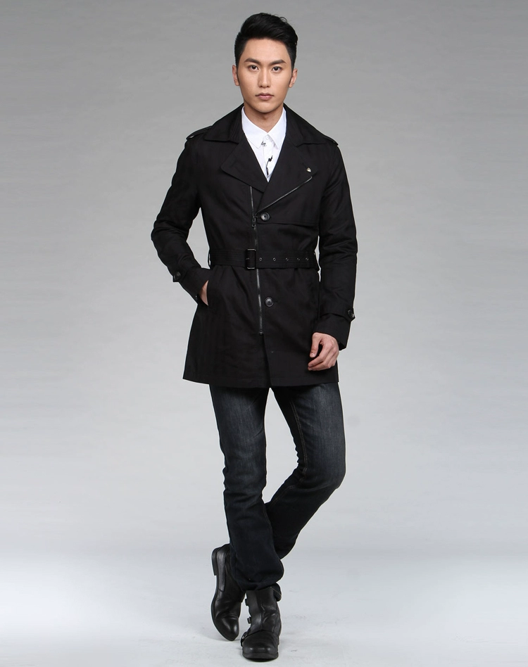 Áo khoác nam nam chất lượng mùa thu đông Mùa đông phong cách Hàn Quốc áo thun cotton mỏng cho nam - Áo gió