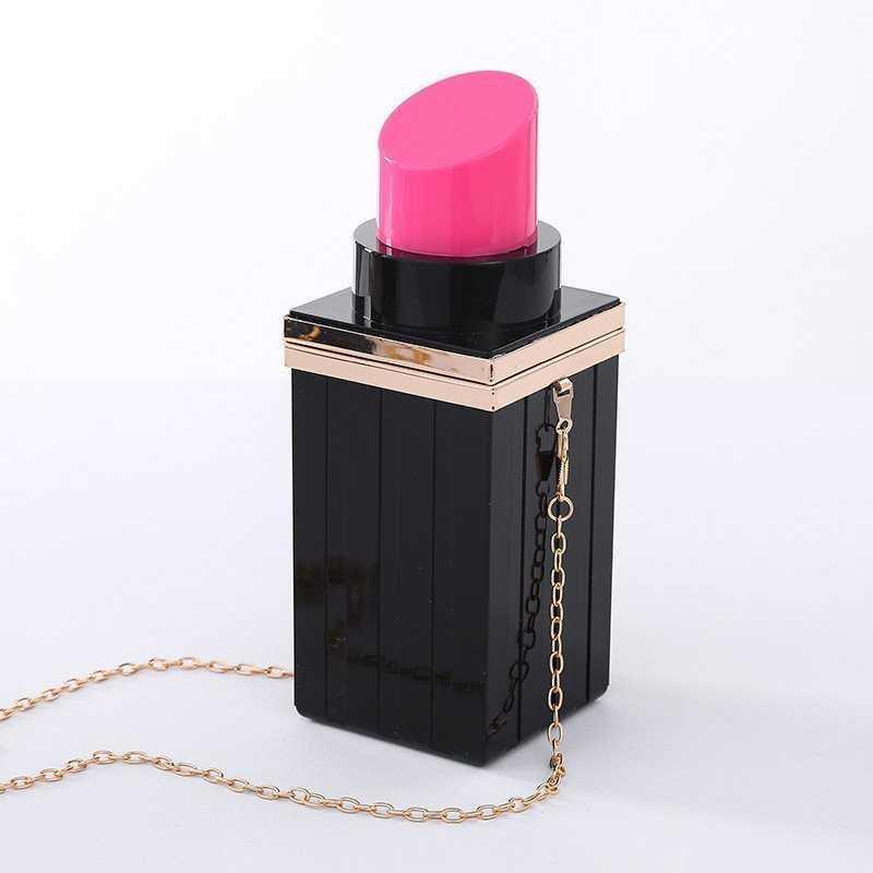 Black And PeachLipsticknightbagchangeladybagacrylic
