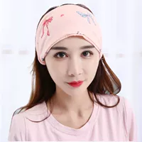 Mũ chống gió tháng thời trang bà mẹ mùa xuân hè và mùa thu set đầu ấm áp đôi mùa xuân hoang dã và headband mùa thu - Mũ thai sản / Vớ / Giày combo đồ đi sinh cho mẹ và bé