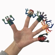 Sáng tạo mới lạ trẻ em ngón tay động vật ngón tay TPR thiết lập Câu chuyện bé trai đi ngủ Đồ chơi búp bê quái vật nhỏ - Khác