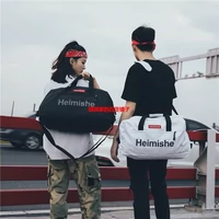 Thời trang Hàn Quốc túi thể dục nam và nữ túi thể thao giản dị xách tay dung lượng lớn ánh sáng không thấm nước túi hành lý túi du lịch thủy triều - Túi du lịch túi xách nam