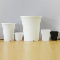 Bình hoa đặc biệt trồng cây xanh trồng vườn hoa - Vase / Bồn hoa & Kệ chậu nhựa dài trồng cây