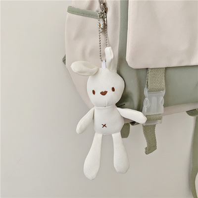 taobao agent Rabbit, cute keychain, rag doll, backpack accessory