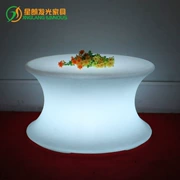 Ngoài trời rotomold đồ nội thất dạ quang LED điều khiển từ xa đầy màu sắc ánh sáng nhựa bàn cà phê sáng tạo bàn cà phê - Bàn / Bàn