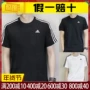 Áo thun ngắn tay Adidas nam cổ điển ba thanh thể thao thoáng khí nửa tay áo S98717 AZ4076 áo thun tập gym nam