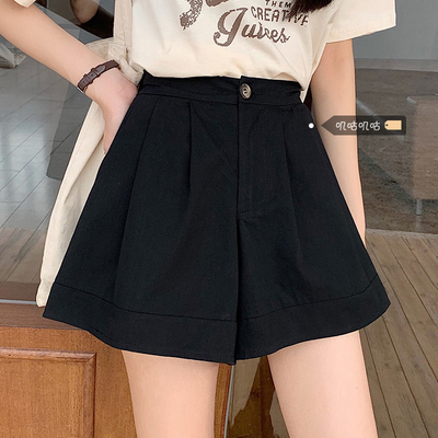 taobao agent White summer shorts, fitted jeans, suitable for teen, for plus size ladies, high waist