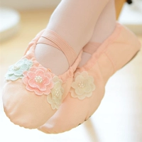 Импортная детская обувь, тканевые танцующие балетки, в корейском стиле, мягкая подошва