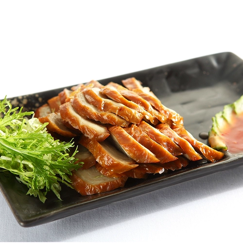 Qi Shan Food Crispy Duck Frozen 200g Вегетарианская вегетарианская свиная рабилы, подражающие амаранту, жареные холодные блюда, бесплатная доставка