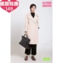 S120 xuất khẩu sang Hàn Quốc áo khoác len nữ dài phần dày Phiên bản Hàn Quốc của áo khoác nữ chất lượng cao đi lại 8897 - Áo Hàn Quốc áo dạ kẻ caro nữ dáng dài