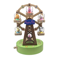 Деревянное колесо обозрения, детская музыкальная шкатулка, подарок на день рождения