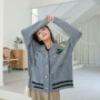 Xuân 2019 mới đẹp ngọt ngào cardigan áo len thêu thanh lịch và lịch lãm áo len nữ áo len rộng - Áo len thể thao / dòng may áo len cổ lọ ulzzang