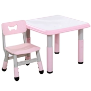 Lớp mẫu giáo nhựa đào tạo trẻ học bàn giáo dục sớm và ghế nâng trò chơi vẽ bàn viết bàn hai người - Phòng trẻ em / Bàn ghế