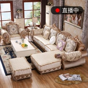 Continental kết hợp sofa vải góc đơn giản châu Âu căn hộ nhỏ có thể giặt đồ nội thất phòng khép kín cuộc sống sang trọng chaise gỗ rắn - Ghế sô pha